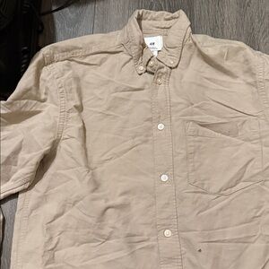 H&M Light Tan Casual Shirt